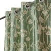 Green With Floral Pattern